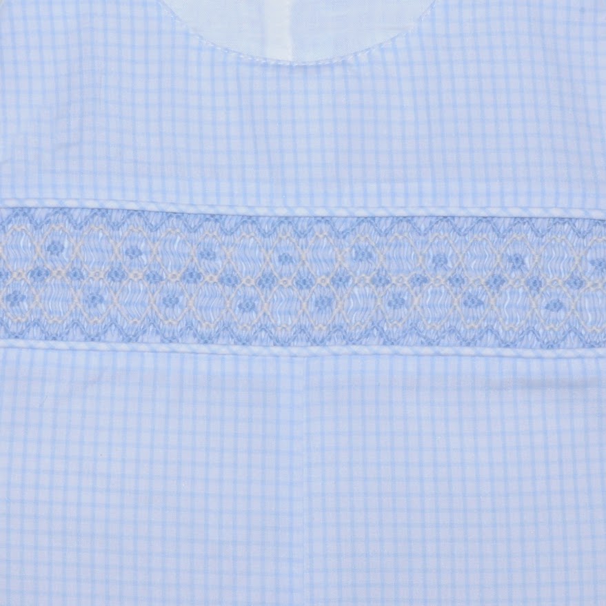 Blue Hayes Windowpane Smocked Shortall