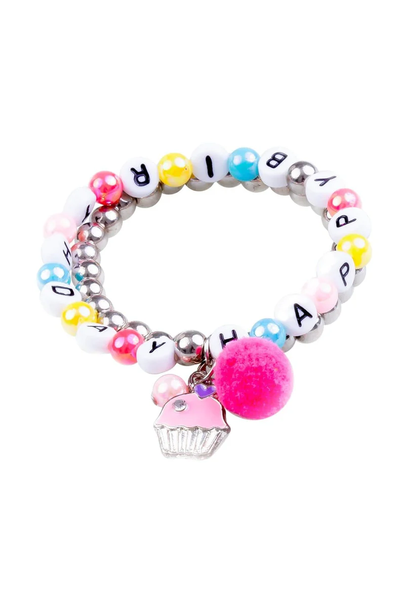 Happy Birthday 2Pc Bracelet Set