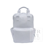 Pimlico Stripe Quilted Blue Backpack