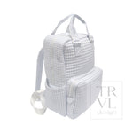 Pimlico Stripe Quilted Blue Backpack
