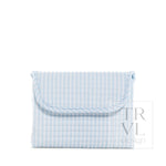 Pimlico Stripe Blue Quilted Changing Mat