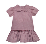 Gamecock Garnet/Black Smocked Drop Waist Dress