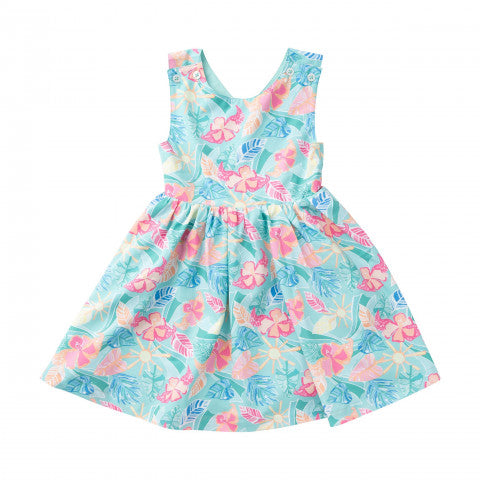 Paradise Palm Cross-back Dress