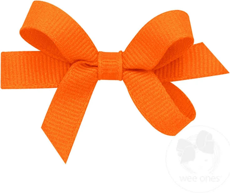 Baby Grosgrain Solid Basic Bow