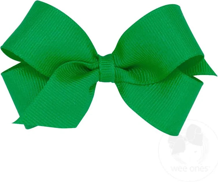 Tiny Solid Grosgrain Basic Bow