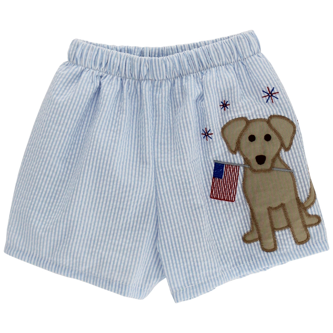 Patriotic Pup Swim Trunk