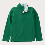 Sporty Snap Pullover Abundent Green