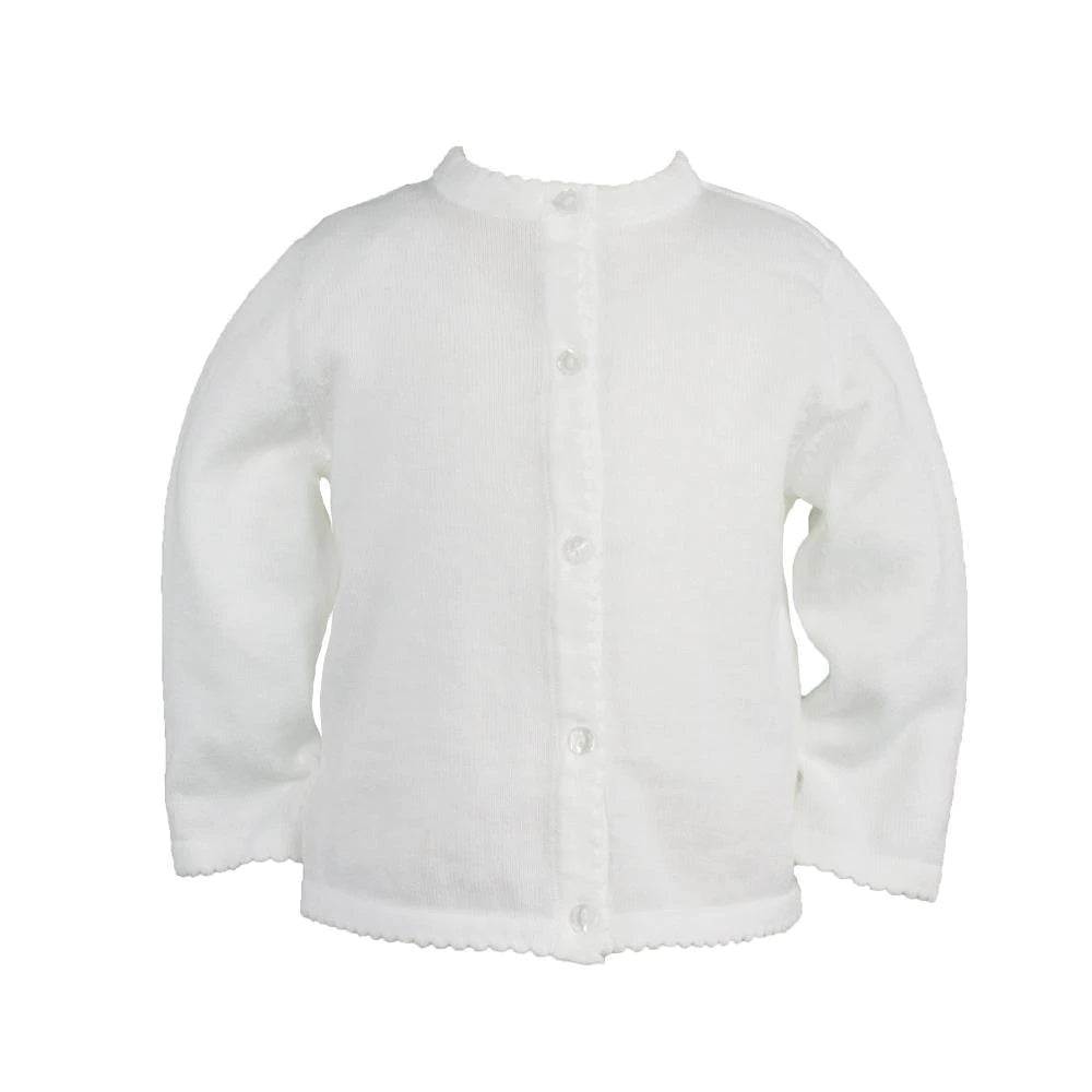 White Cardigan Sweater