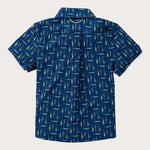 Button Down SS Shirt Fishing Lures Print
