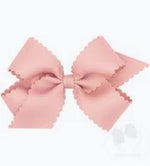 Medium Grosgrain Bow w/ Scallop Edge