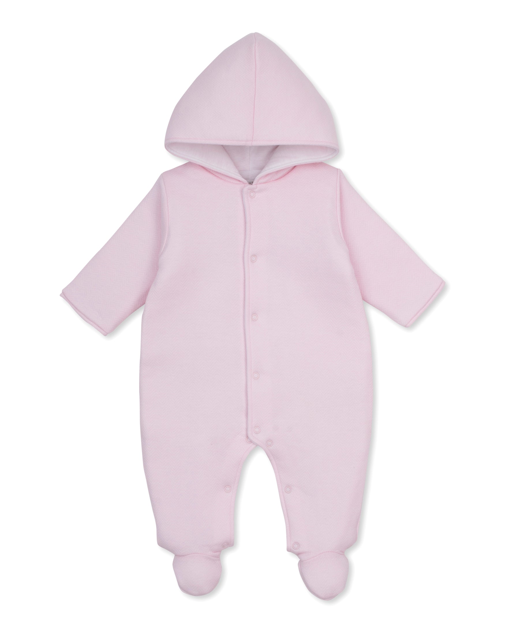 Baby Blessings Pink Jacquard Footed Bunting