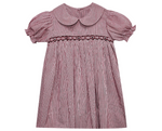Gamecock Garnet/Black Smocked Dress
