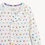 Branded Heart Modal Conv Coverall