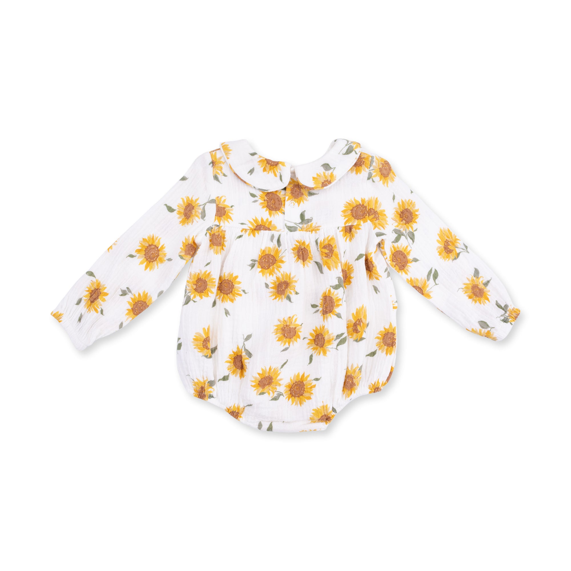 Baby Sunflower Classic Bubble w/Peter Pan Collar