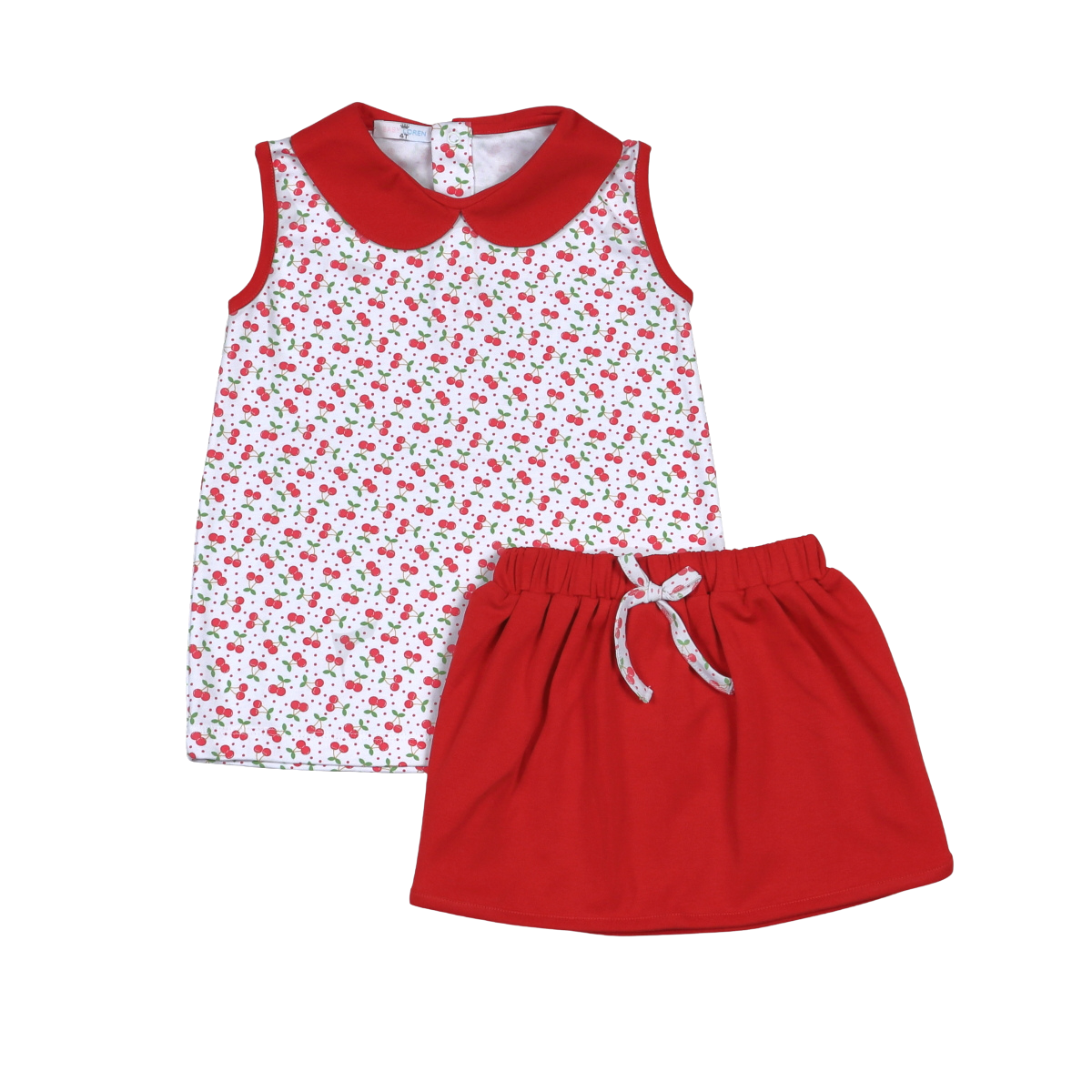Sweet As Cherries Skort Set