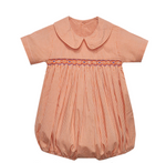 Tiger Orange/Purple Smocked Boy Bubble