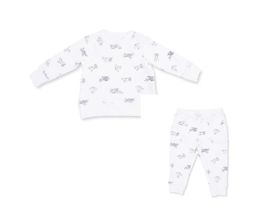 Vintage Airplane Pilots Raglan Jogger Set