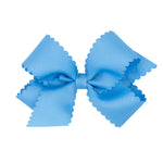 Medium Grosgrain Bow w/ Scallop Edge