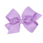 Medium Grosgrain Bow w/ Scallop Edge