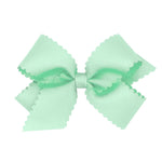 Medium Grosgrain Bow w/ Scallop Edge