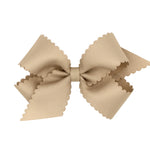 Medium Grosgrain Bow w/ Scallop Edge