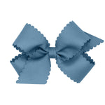 Medium Grosgrain Bow w/ Scallop Edge