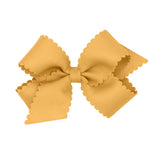 Medium Grosgrain Bow w/ Scallop Edge