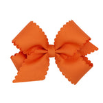 Medium Grosgrain Bow w/ Scallop Edge