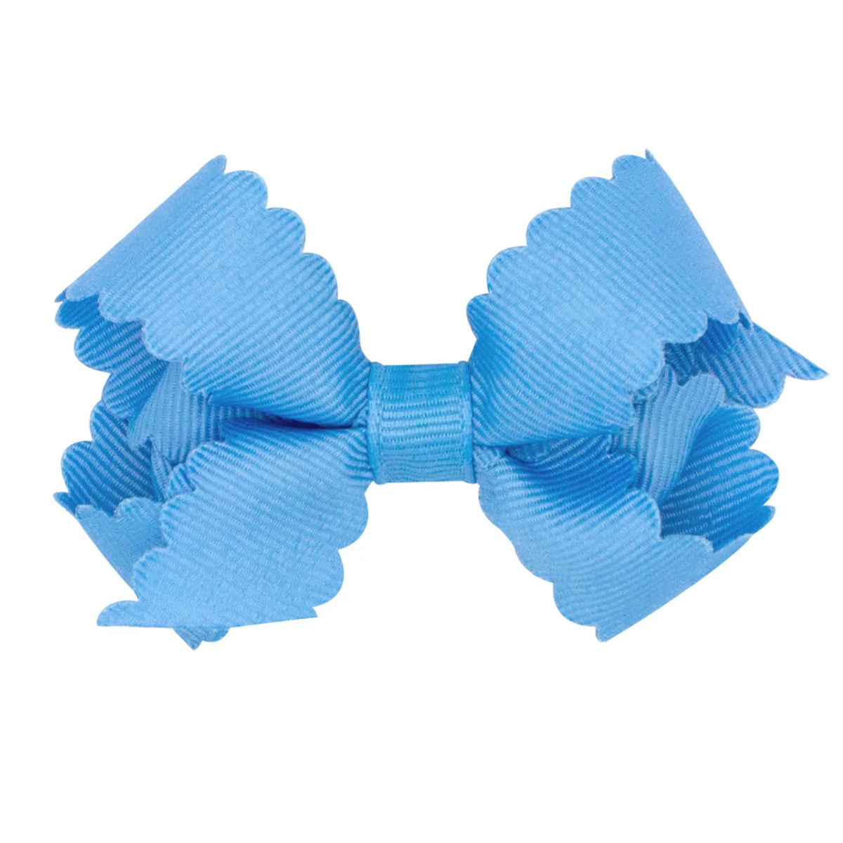 Mini Scallop Edge Grosgrain Bow