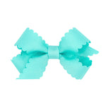 Mini Scallop Edge Grosgrain Bow