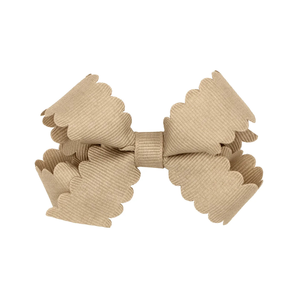 Mini Scallop Edge Grosgrain Bow