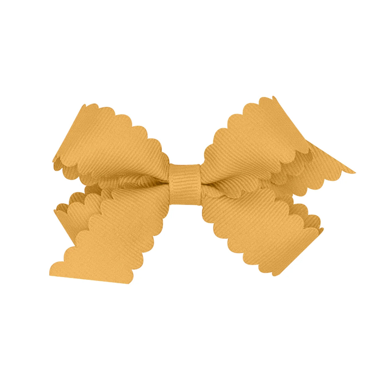 Mini Scallop Edge Grosgrain Bow