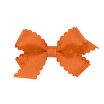 Mini Scallop Edge Grosgrain Bow