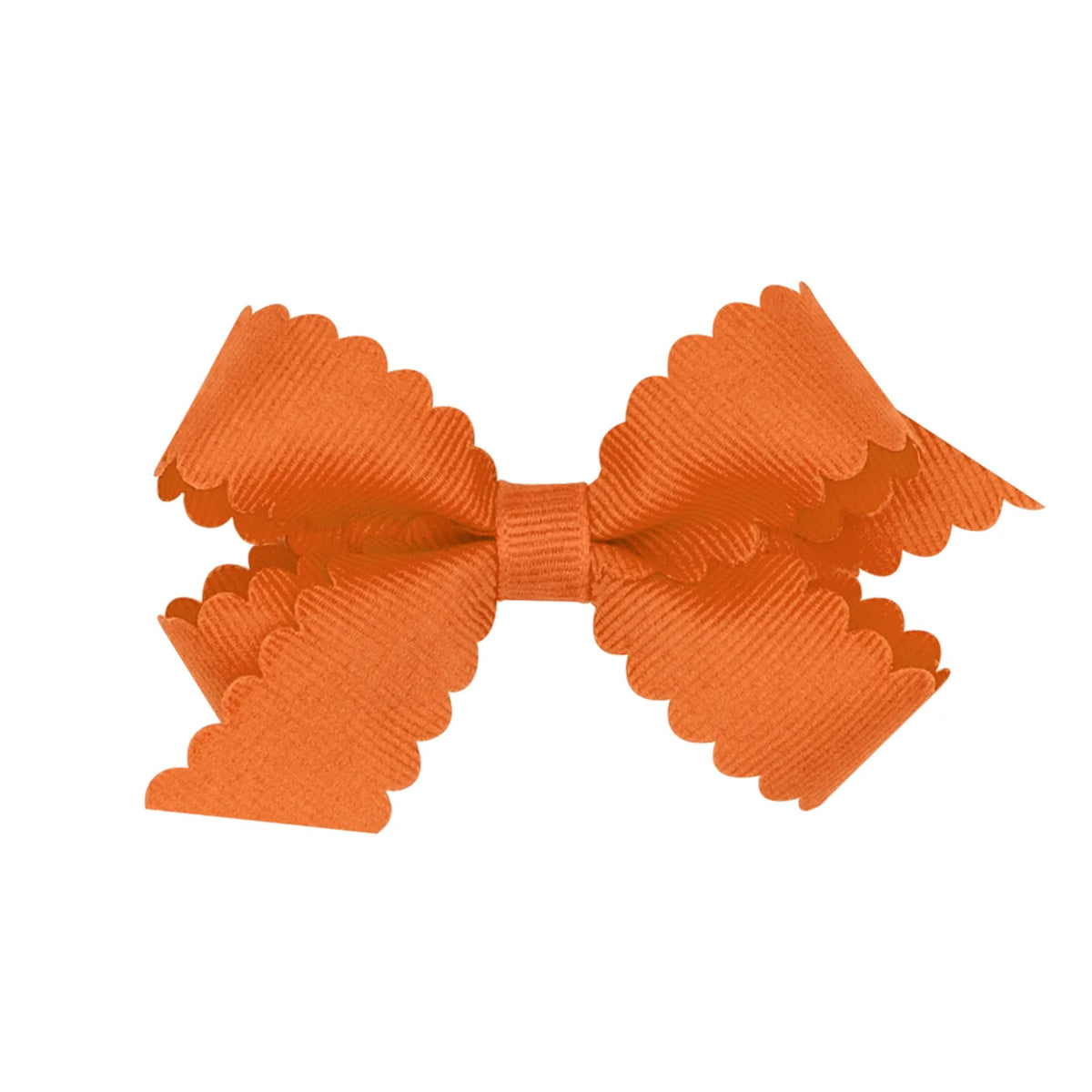 Mini Scallop Edge Grosgrain Bow