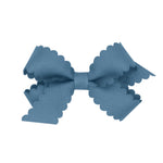 Mini Scallop Edge Grosgrain Bow