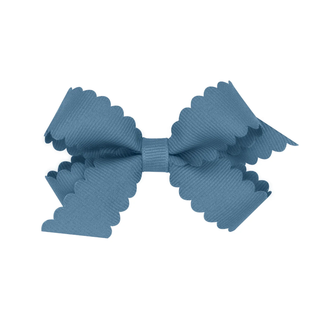 Mini Scallop Edge Grosgrain Bow