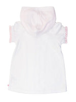 White Terry Full-Zip Cover Up
