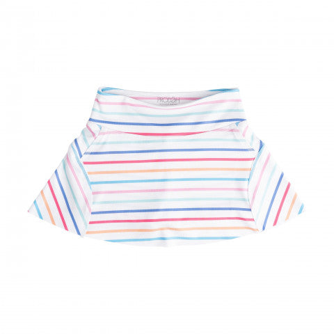 Sun-Kissed Stripe Tennis Twirl Skort
