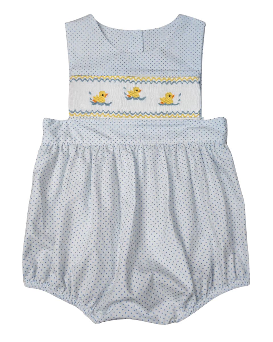 Darling Duckling Smocked Bubble
